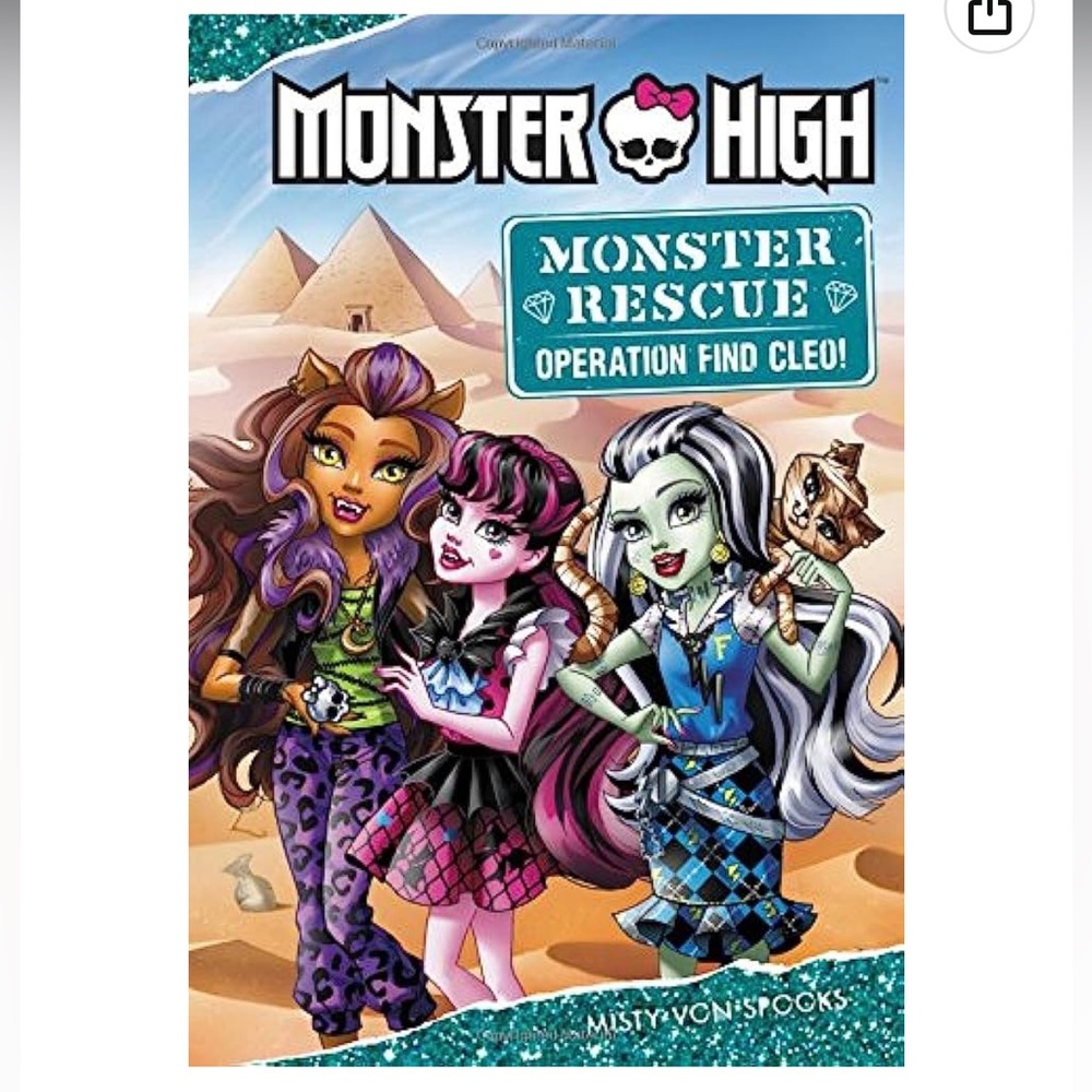 Monster High: Monster Rescue: Operation Find Cleo Book hardcover 160 pages read